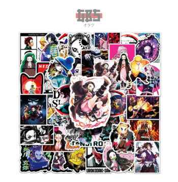 pack stickers anime waterproof