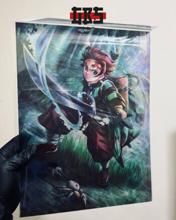 poster 3d demon slayer