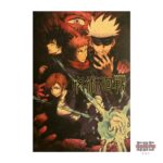 Poster Kraft Vintage - Jujutsu Kaisen